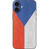 Czech Republic Flag Distressed iPhone 16 Plus Skin